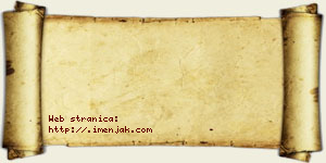 Jelena Bakić vizit kartica